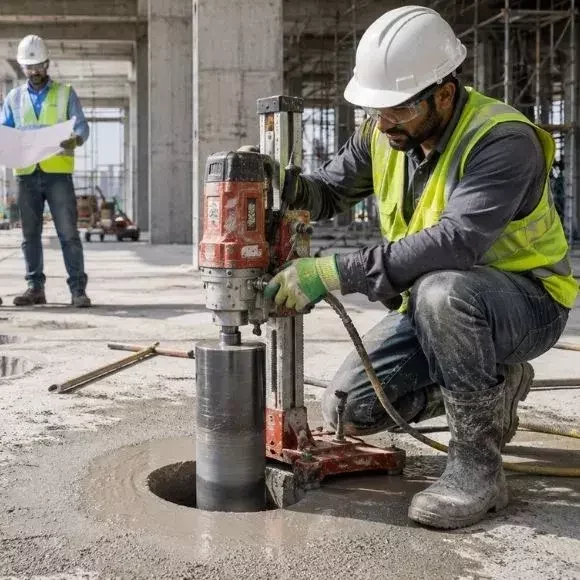 Slab Core Cutting services Dubai